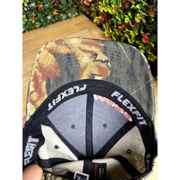 MBRP Mossy Oak Flexit Hat Cap L-XL Camo Orange Hunting Embroidered NEW NWT USA - Picture 8 of 11